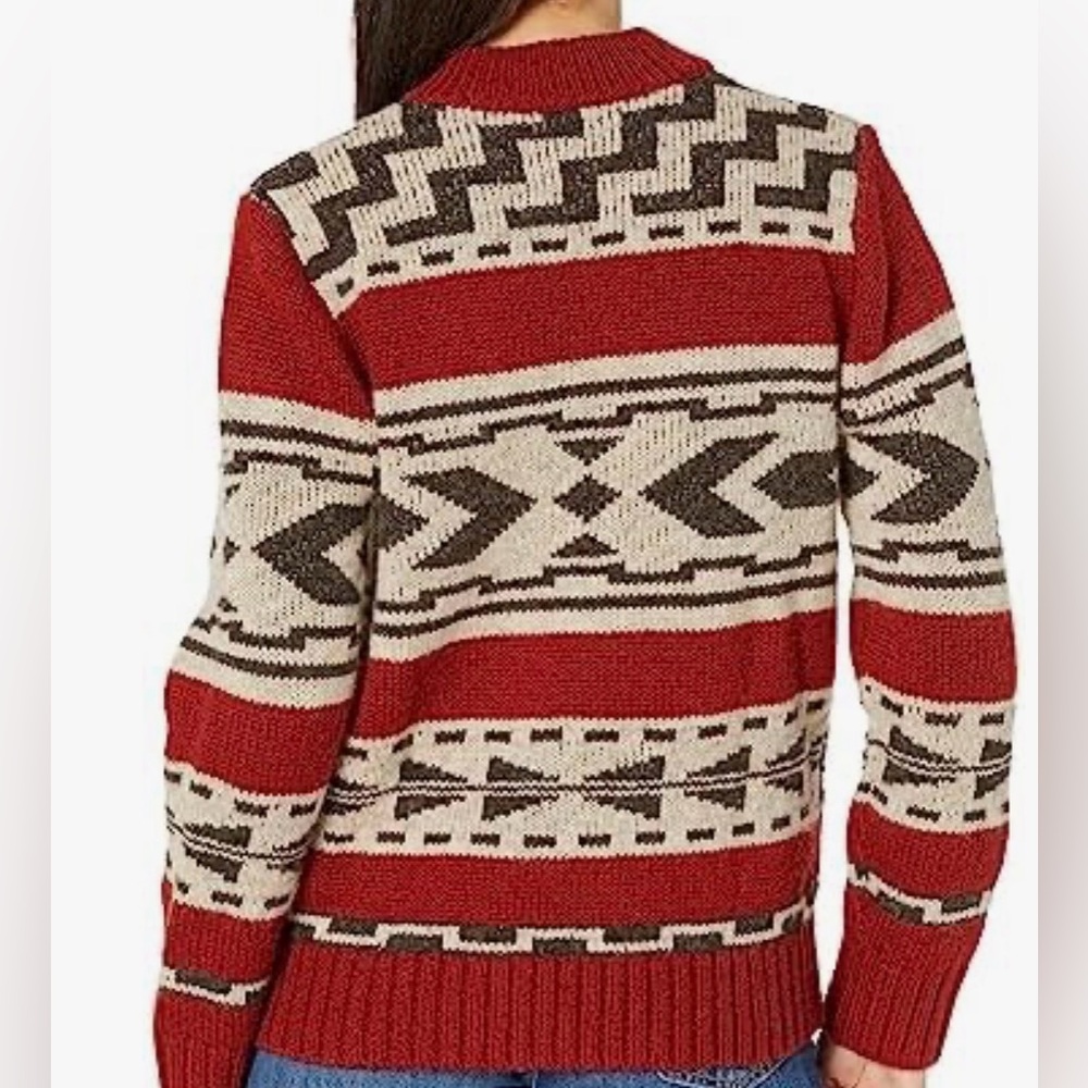 Pendleton Women’s Graphic Shetland Zip Cardigan - Picture 6 of 7